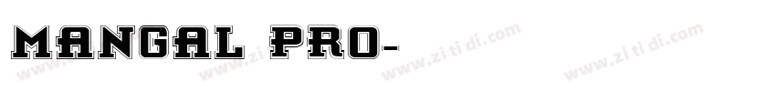 mangal pro字体转换